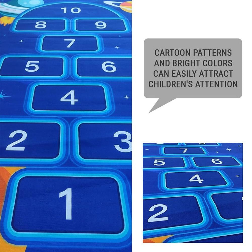 Hop N Play Large Hopscotch Play Mat Rug Non Slip Carpet (2-10 Years)