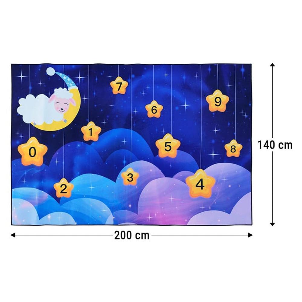 Hop N Play Large Play Rug Soft Non Slip Floor Mat for Crawling and Playtime (6 Months - 10 Years)
