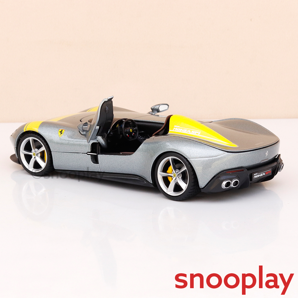 Bburago Original Ferrari Monza SP1 Licensed Diecast Car | 1:24 Scale Model (14 Years Till Grown Ups)
