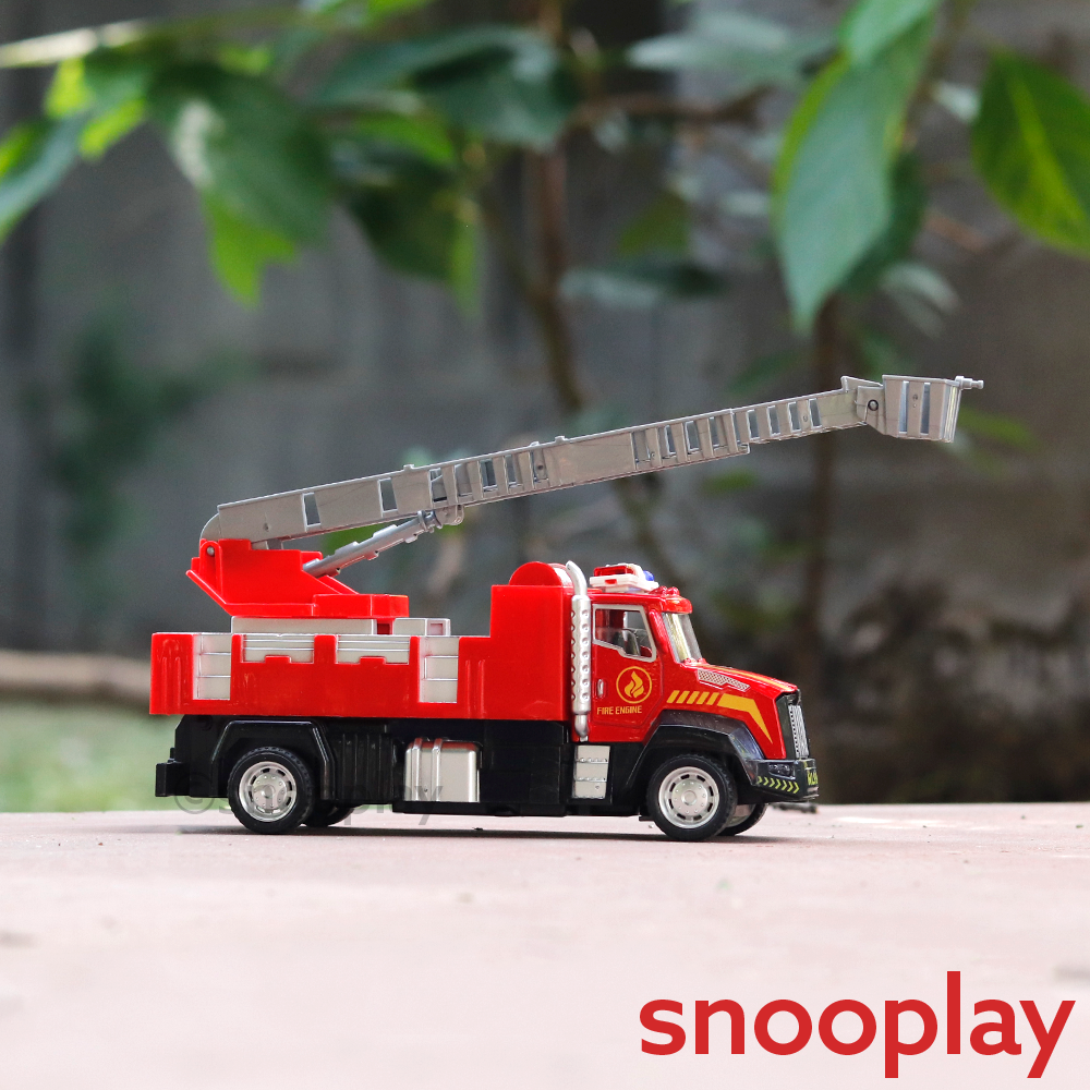Remote Control City Fire Brigade Toy with Headlights (5-8 Years)