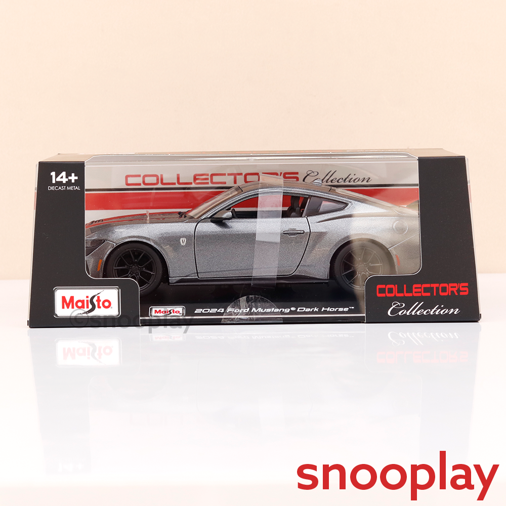 Maisto Original Licensed 2024 Ford Mustang Dark Horse Diecast Car | 1:24 Scale (14 Years till Grown Ups)