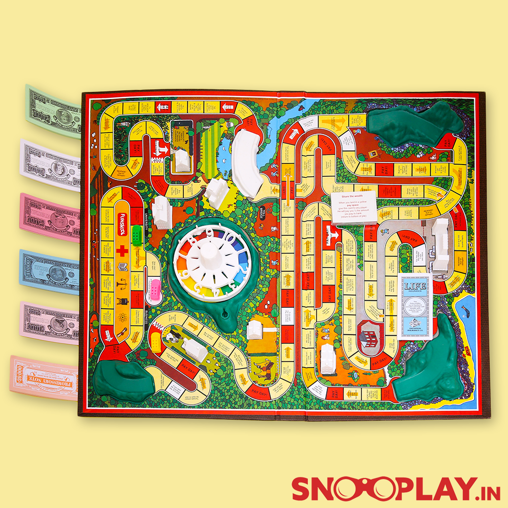 The Game of Life Board Game (9 Years till Grown Ups) - Hasbro