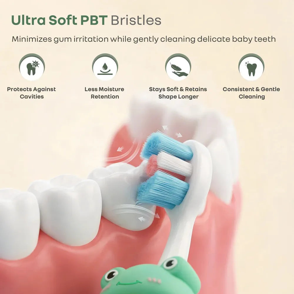 R for Rabbit Ultra Soft PBT Bristles Toothbrush - Tiny Smiles Zoobie