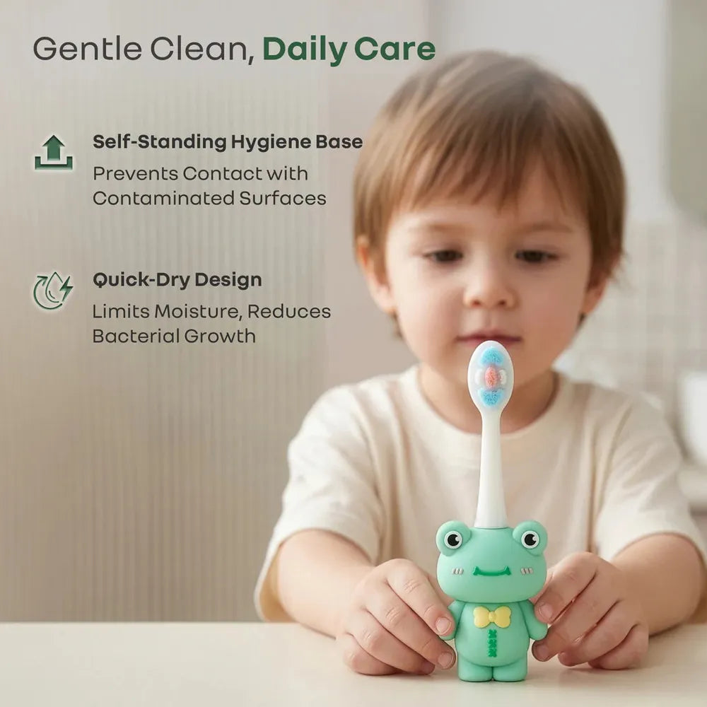 R for Rabbit Ultra Soft PBT Bristles Toothbrush - Tiny Smiles Zoobie