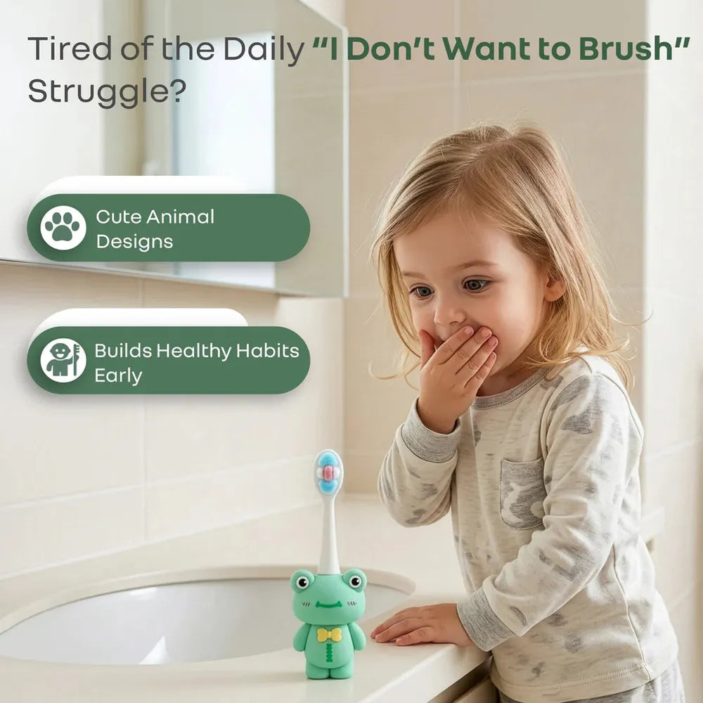 R for Rabbit Ultra Soft PBT Bristles Toothbrush - Tiny Smiles Zoobie
