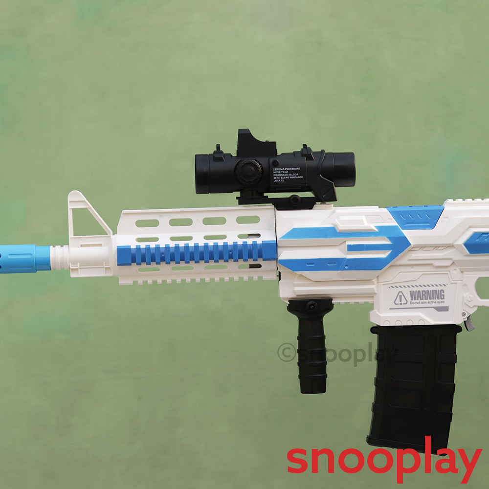 Big Fun Toy's Storm Shooting Submachine Blaster | 20 Soft Foam Bullets (5-14 Years)