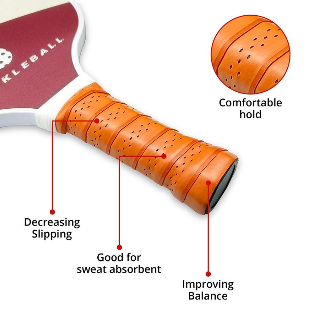 Hop N Play Fiberglass Pickleball Paddle with Honeycomb Core & Sweat Absorbent Grip (6 Years till Grown Ups