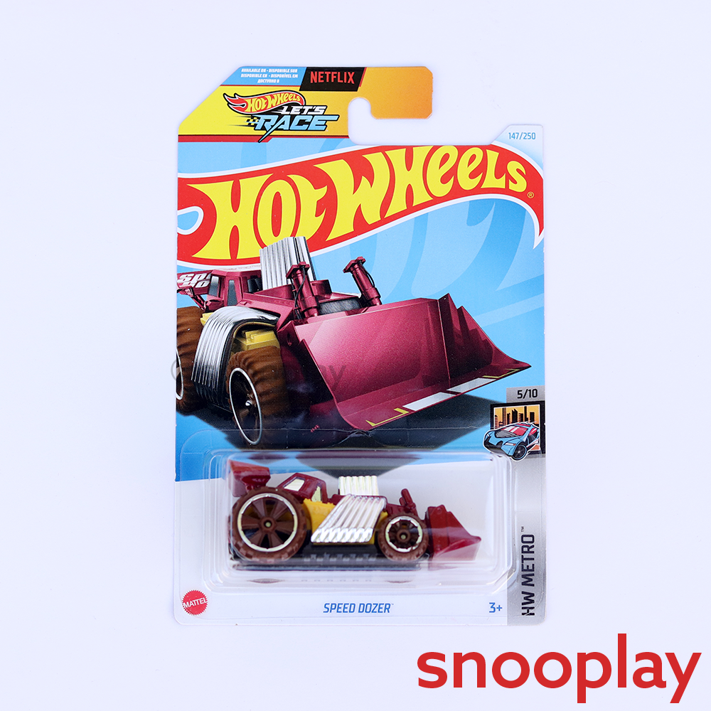 Hot Wheels Set of 3 [HW 265] - Kowloon'd Hypervan, Speed Dozer, '90 Honda Civic EF