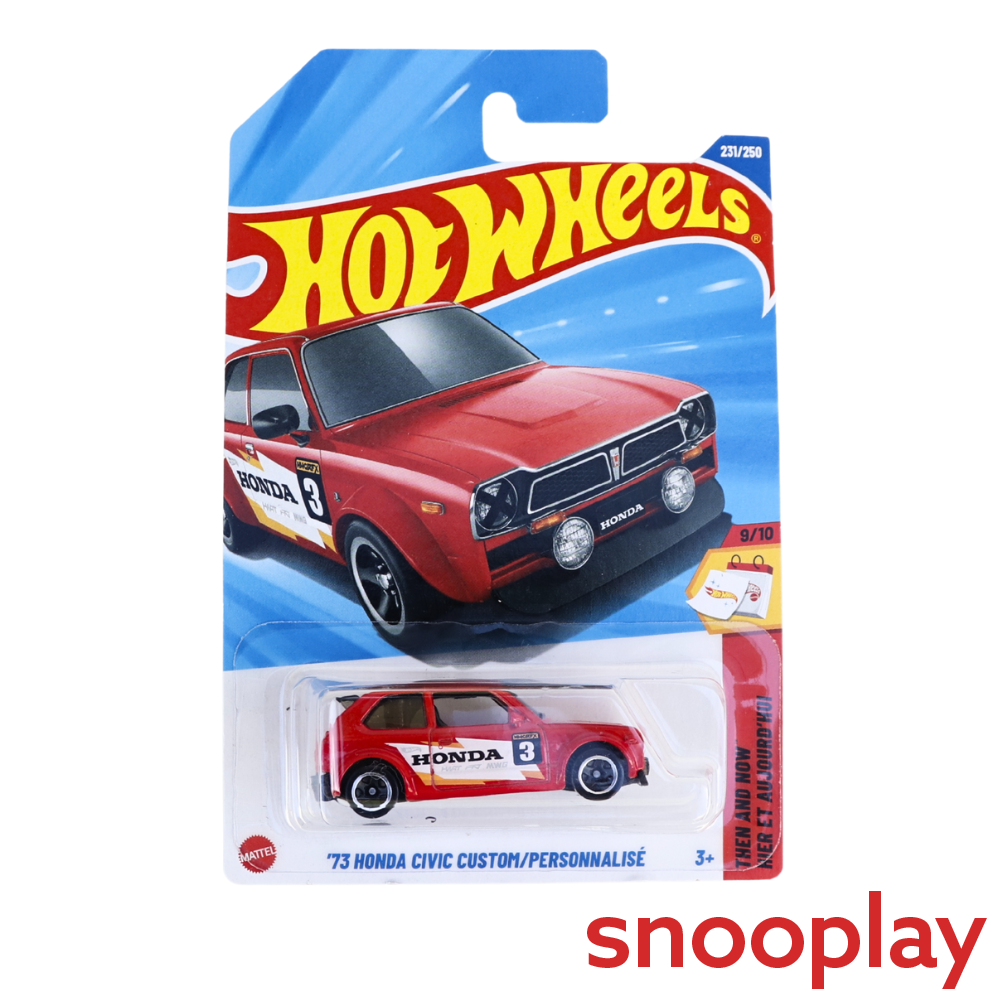 Hot Wheels Set of 5 [HW 439] - Jaguar XJC V12 Coupe/Coupé, Pixel Shaker, Big-Air Bel-Air, Amaru GTC, '73 Honda Civic Custom/Personnalise