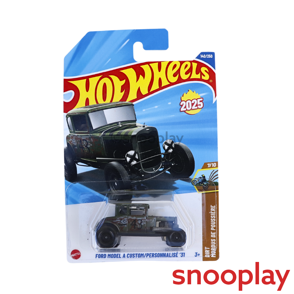 Hot Wheels Set of 5  [HW 440] - Ford Model A Custom/Personnalise '31, Big-Air Bel-Air, Crate Racer, Jaguar MK1, Gone Mad