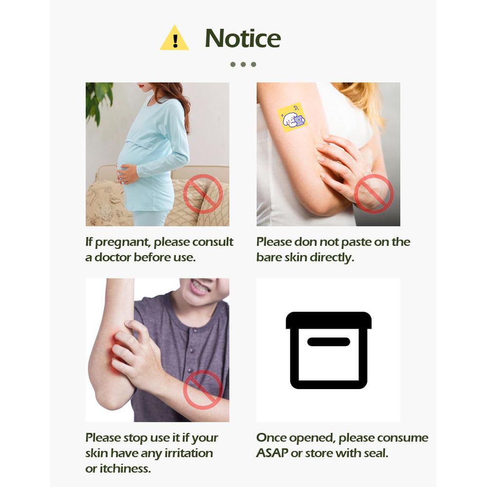 Zikku 100% Natural Mosquito Repellent Patch (Pack of 4) | 72 Hours Per Patch