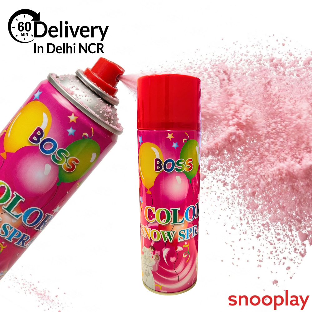 Boss Color Snow Spray - 110ml | Assorted Colors & Prints