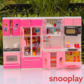 4 Compartments Home Kitchen Pretend Play Set with Light & Music (3-8 Years) | Assorted Colours