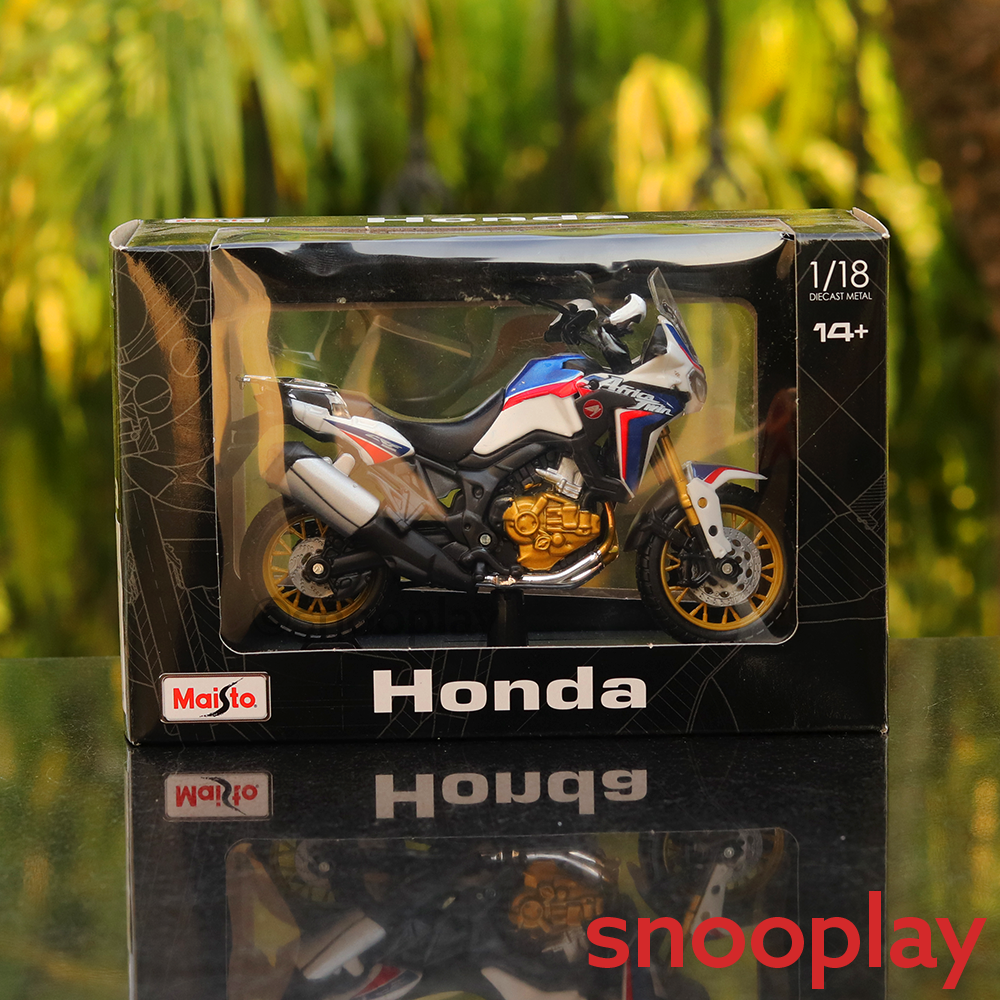 Maisto Licensed Diecast Toy Bike Honda Africa Twin DCT (1:18 Scale)