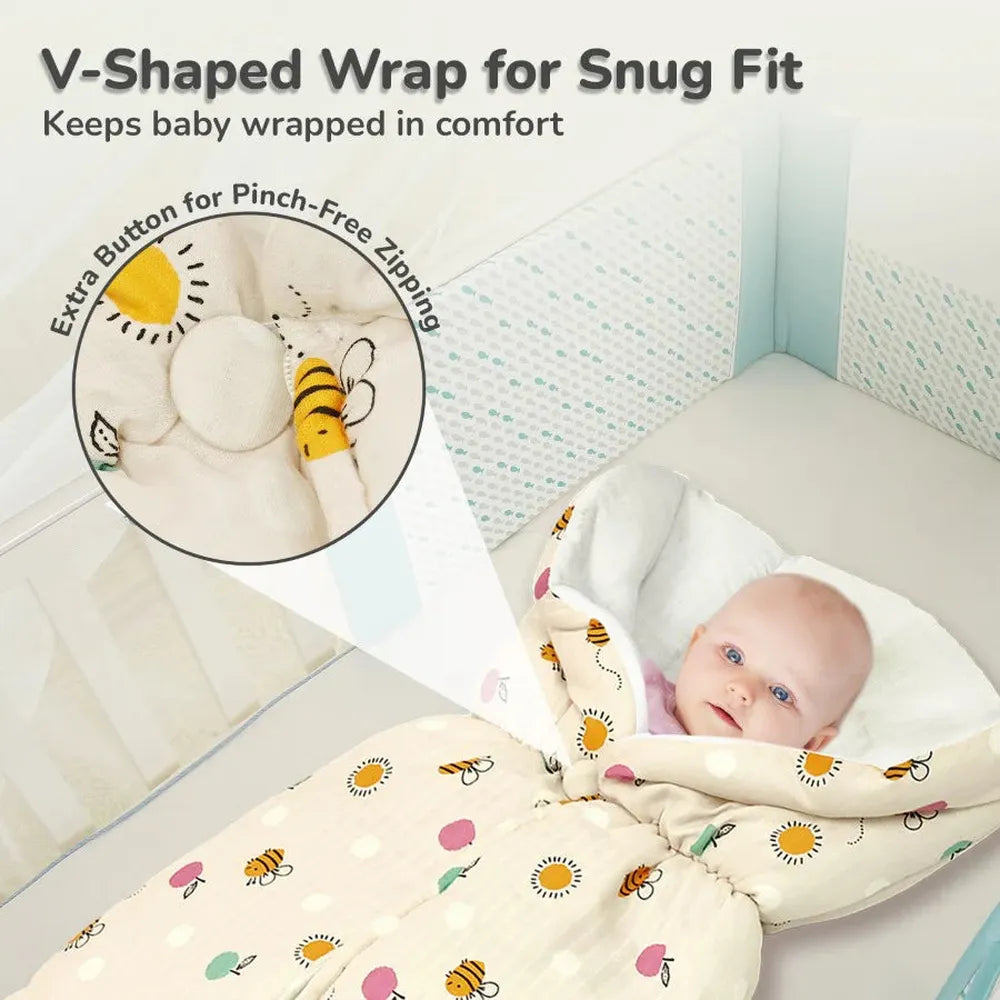 R for Rabbit 100% Muslin Cotton Baby Bedding |  Snuggy Bliss