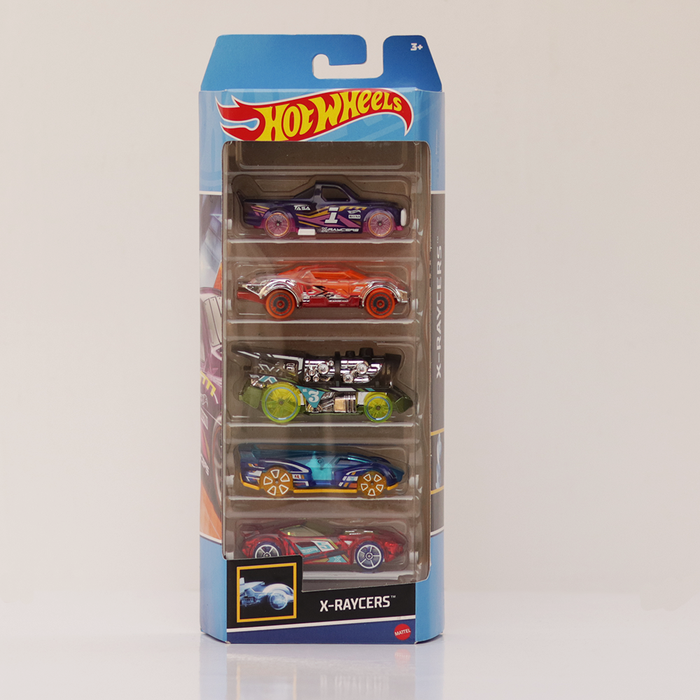 Hot Wheels Diecast X-Raycers - Pack of 5 Cars