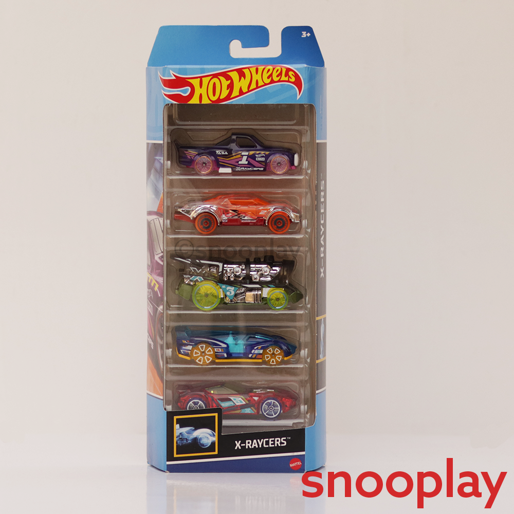 Hot Wheels Diecast X-Raycers - Pack of 5 Cars
