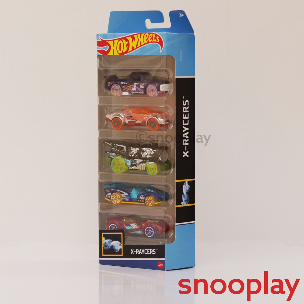 Hot Wheels Diecast X-Raycers - Pack of 5 Cars