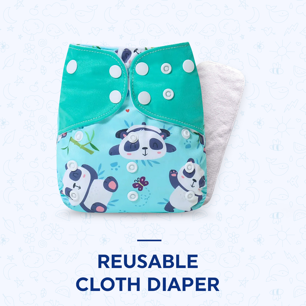 Zikku Reusable Cloth Diapers with Insert for Babies (0-3 Years)