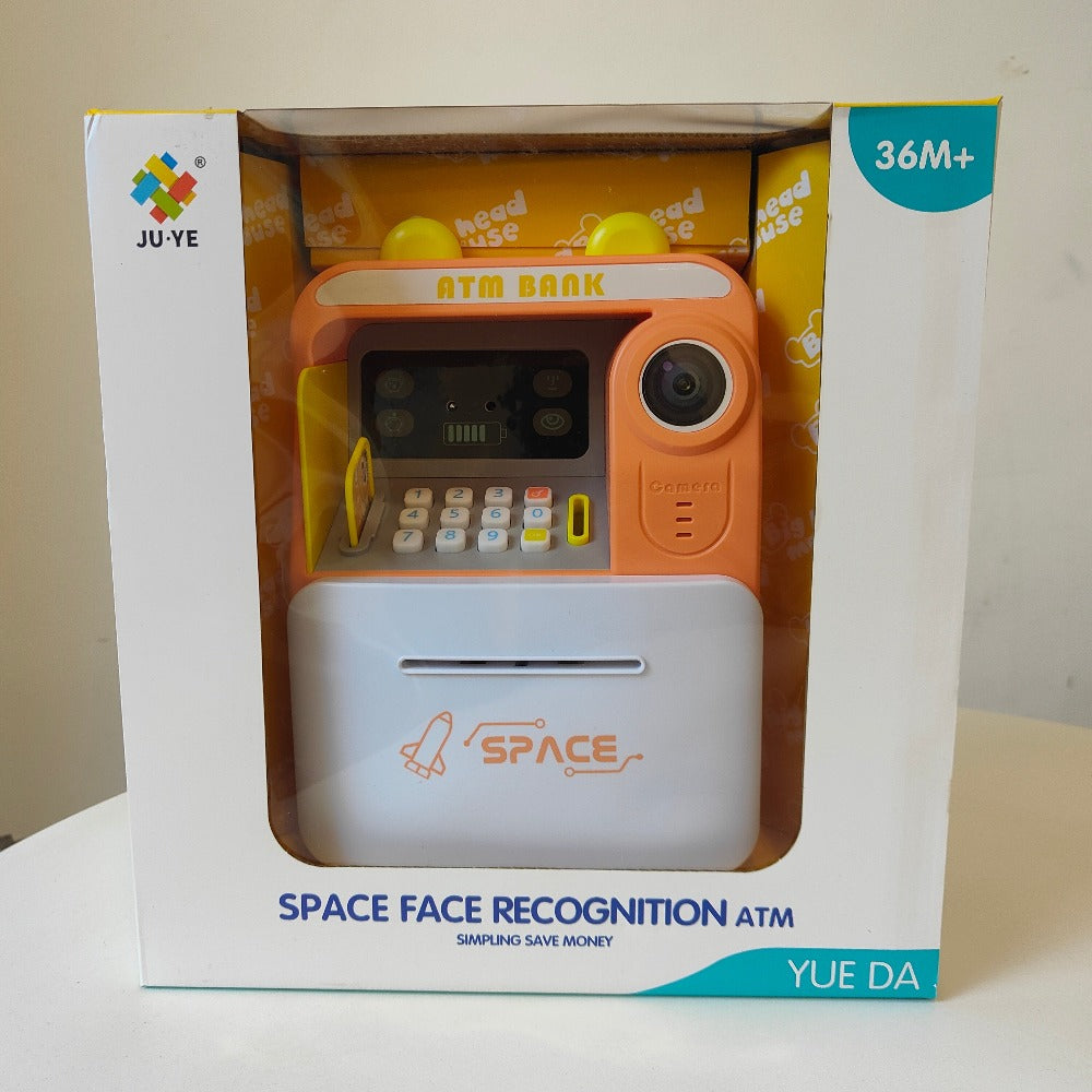 Electronic Face Recognition Mini ATM Money Saving Machine (3-8 Years) | Assorted Colors