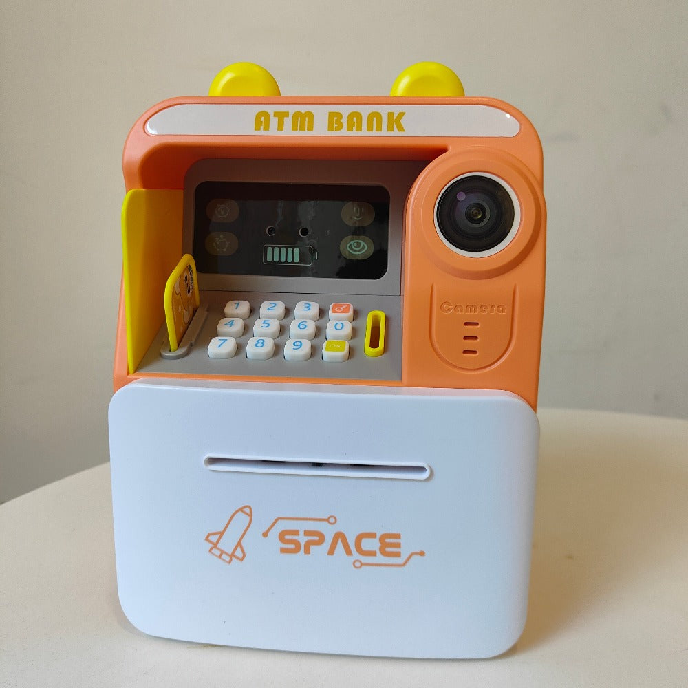 Electronic Face Recognition Mini ATM Money Saving Machine (3-8 Years) | Assorted Colors