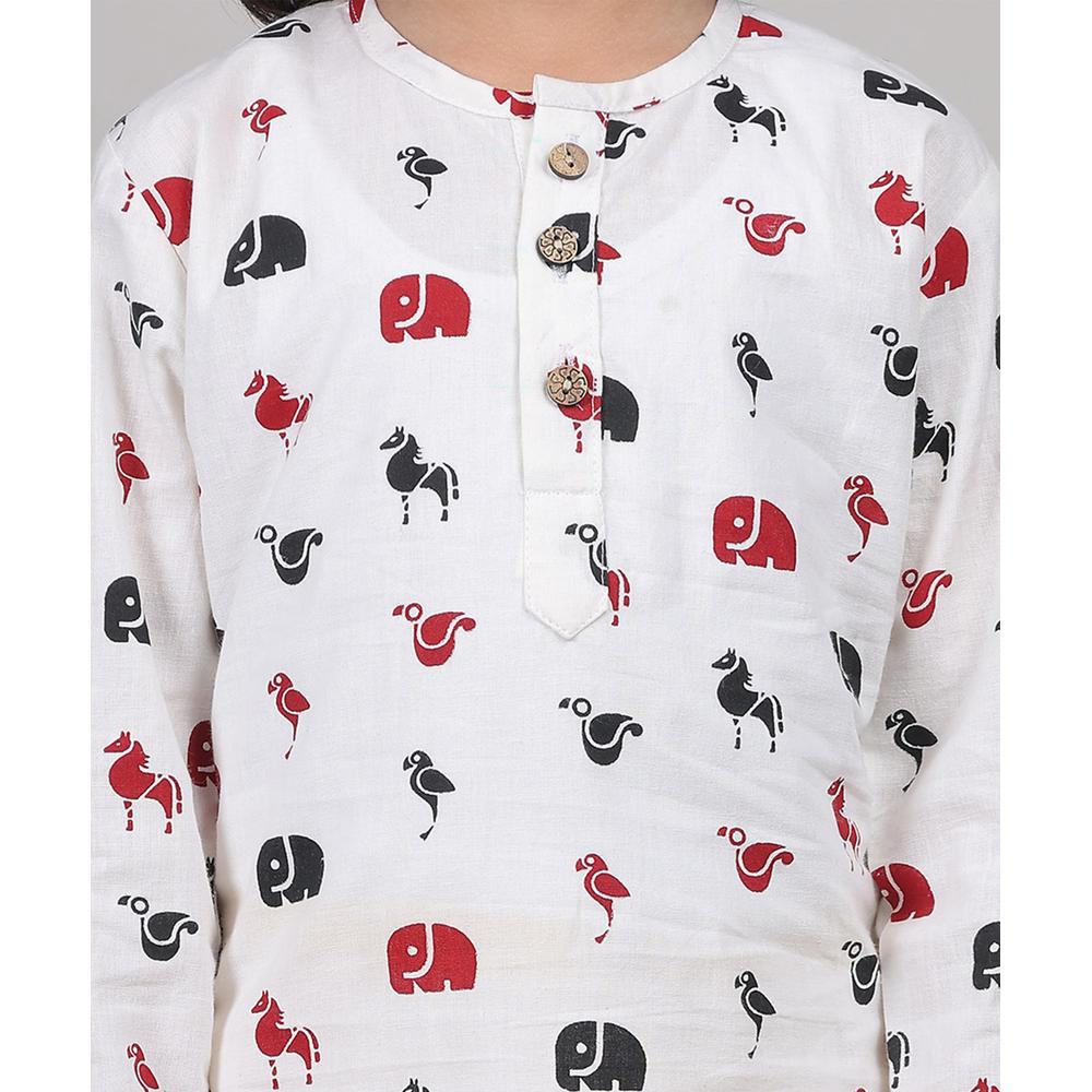 Zikku Forest Friends Kurta Set (Unisex)