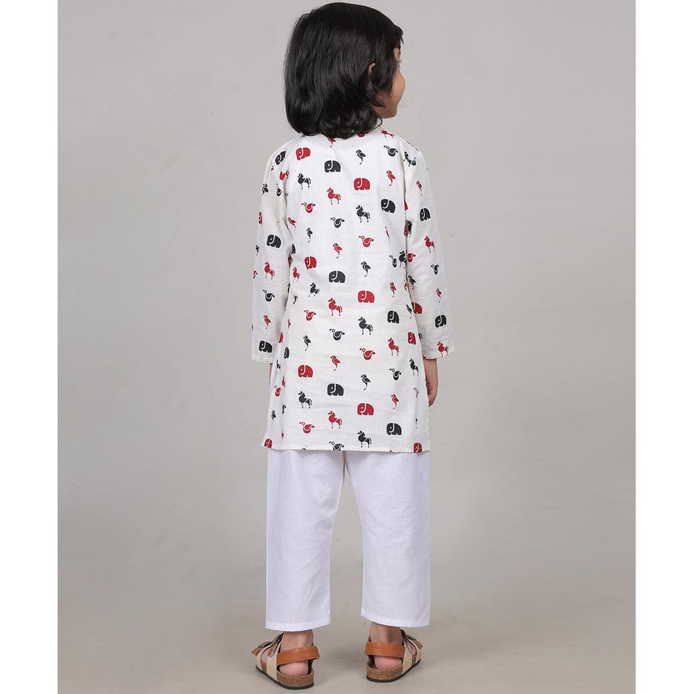 Zikku Forest Friends Kurta Set (Unisex)