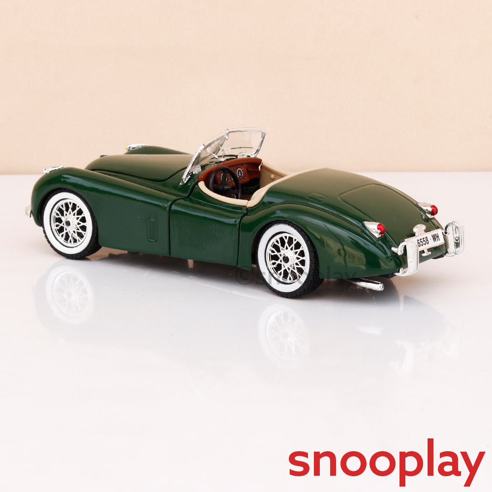 Bburago Original Jaguar XK 120 Roadster (1951) Licensed Diecast Car | 1:24 Scale Model (14 Years Till Grown Ups)