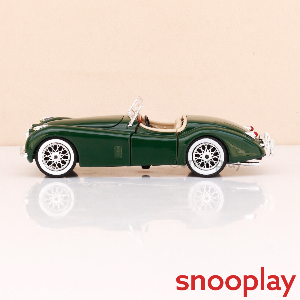 Bburago Original Jaguar XK 120 Roadster (1951) Licensed Diecast Car | 1:24 Scale Model (14 Years Till Grown Ups)