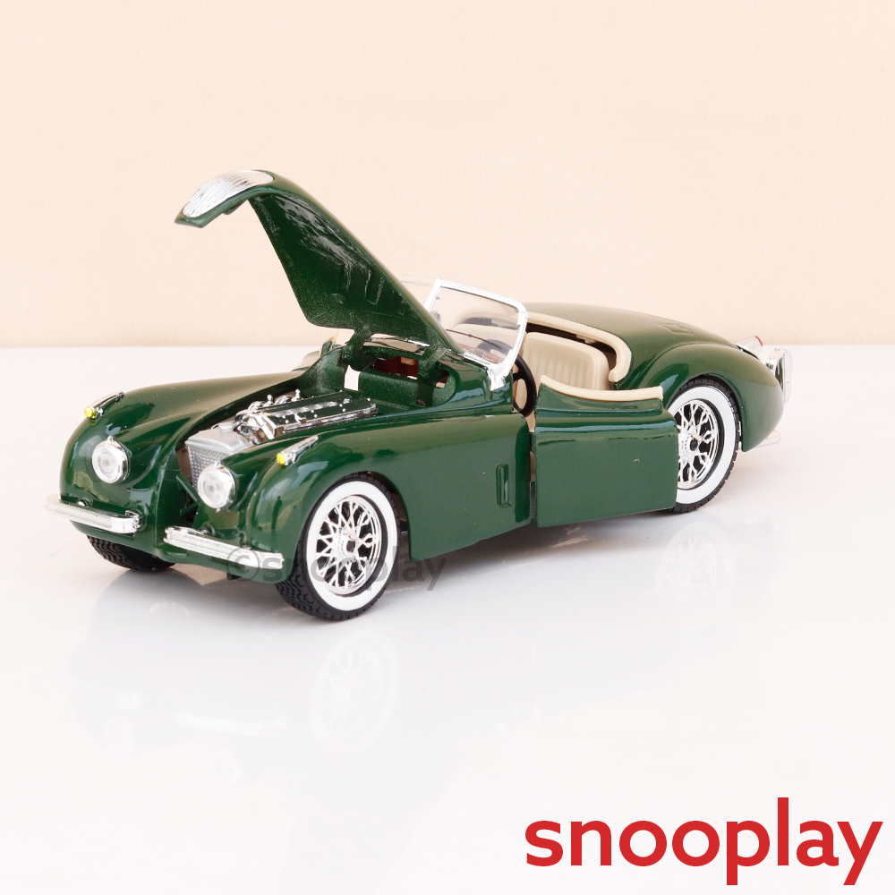 Bburago Original Jaguar XK 120 Roadster (1951) Licensed Diecast Car | 1:24 Scale Model (14 Years Till Grown Ups)