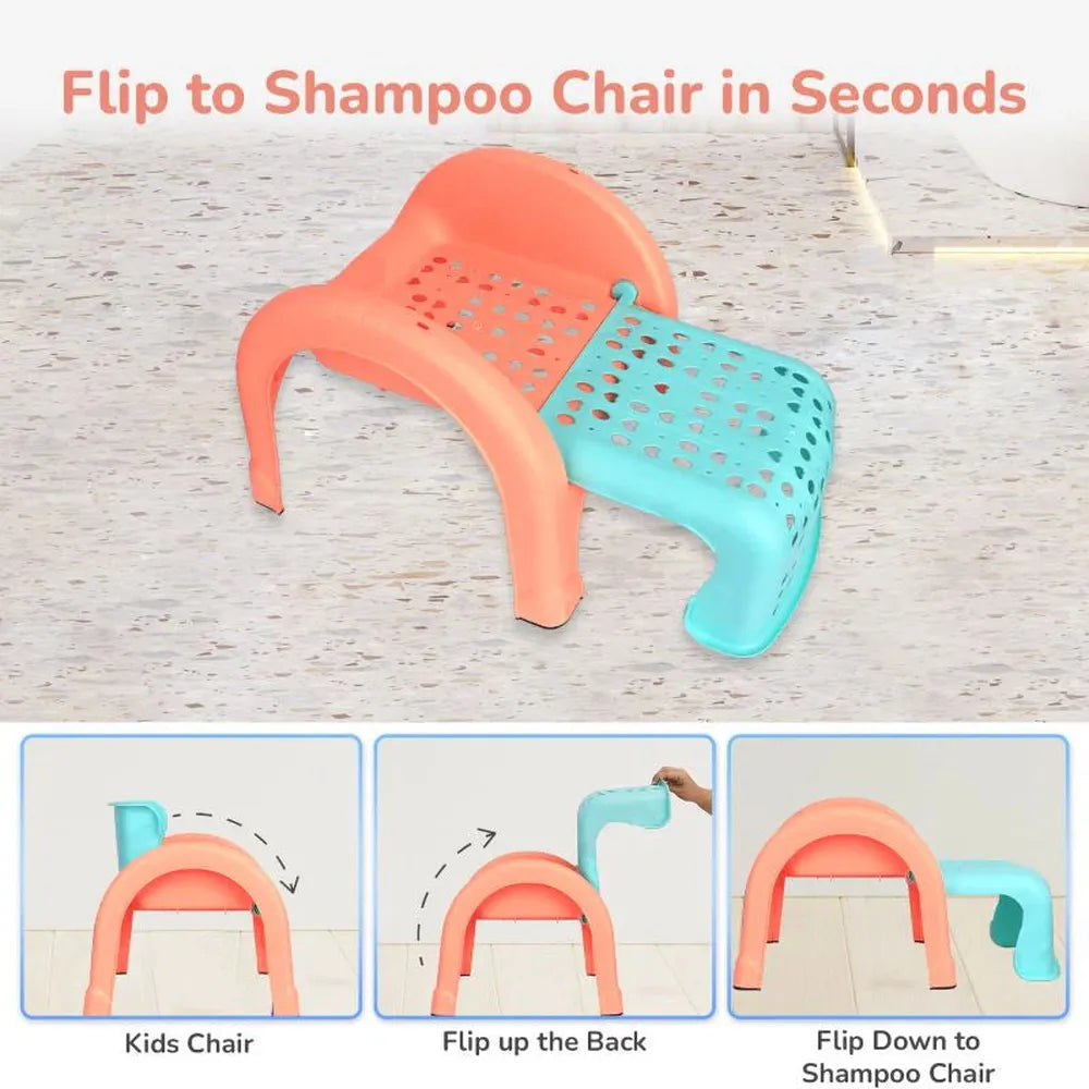 R for Rabbit Jelly Bean 3 in 1 Multi-Functional Kids Chair - Orange