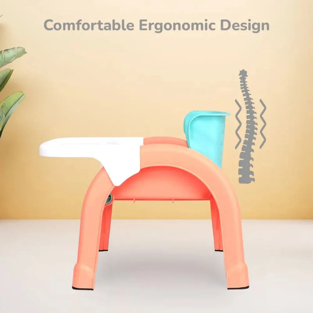 R for Rabbit Jelly Bean 3 in 1 Multi-Functional Kids Chair - Orange