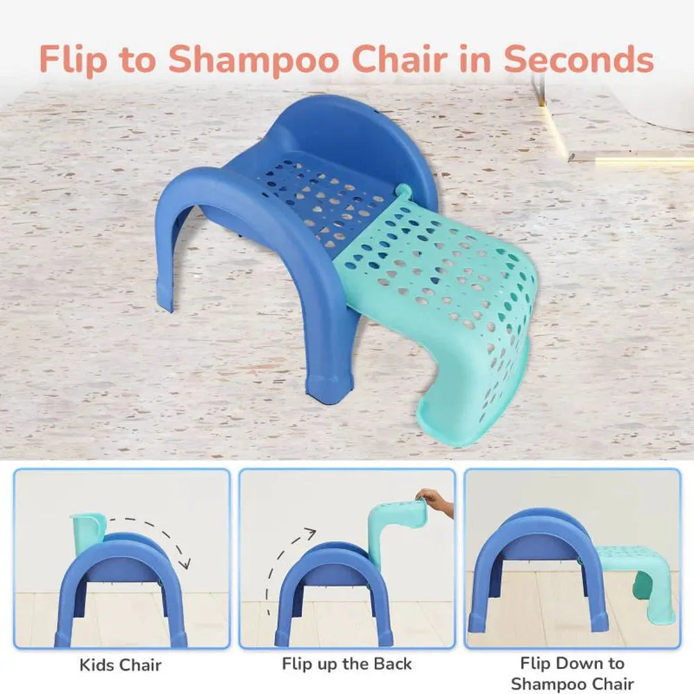 R for Rabbit Jelly Bean 3 in 1 Multi-Functional Kids Chair - Green Blue