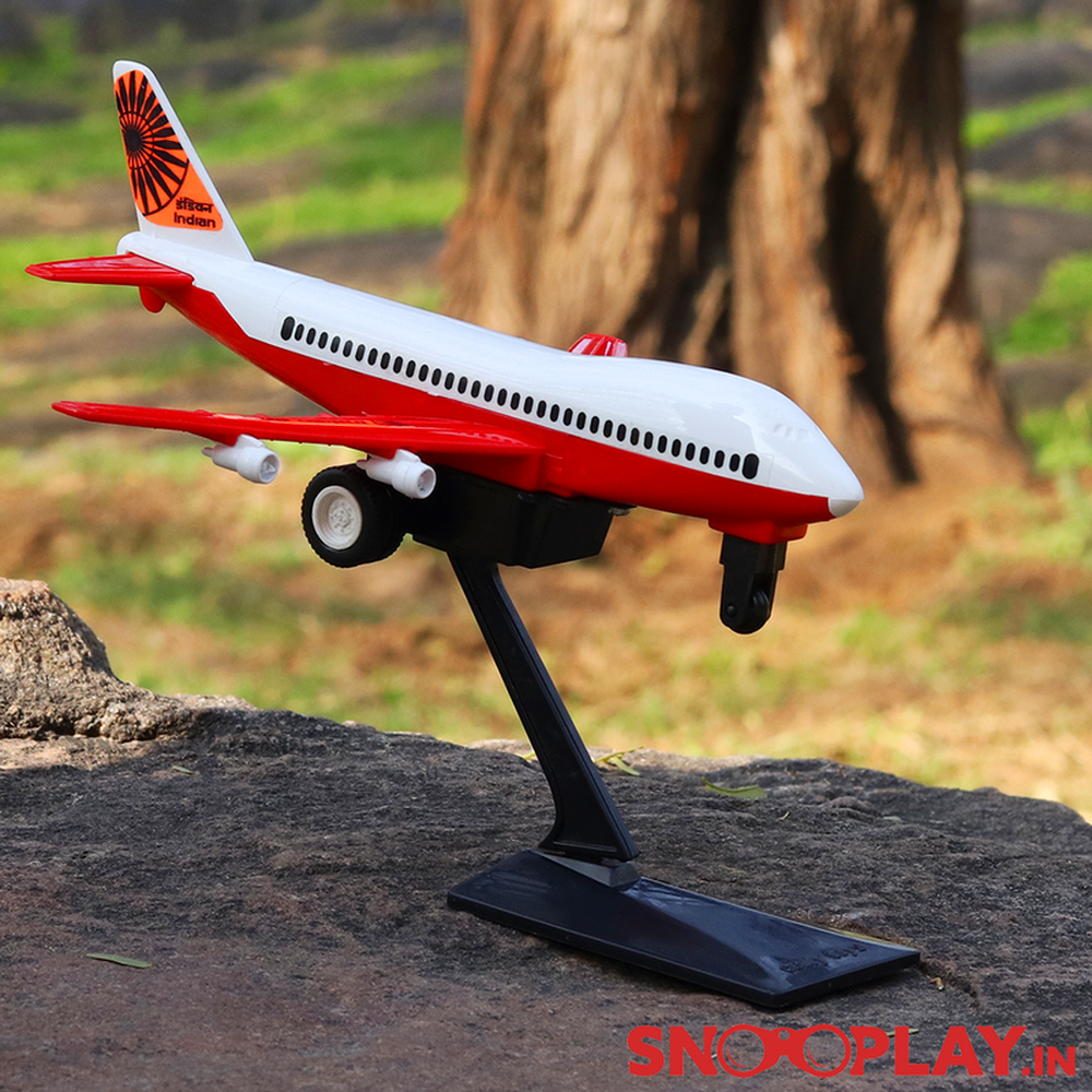 Centy Jet 747 Pullback Toy Plane Big with Detachable Stand (1-4 Years) | Assorted Colors