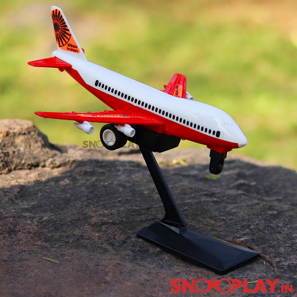 Centy Jet 747 Pullback Toy Plane Big with Detachable Stand (1-4 Years) | Assorted Colors