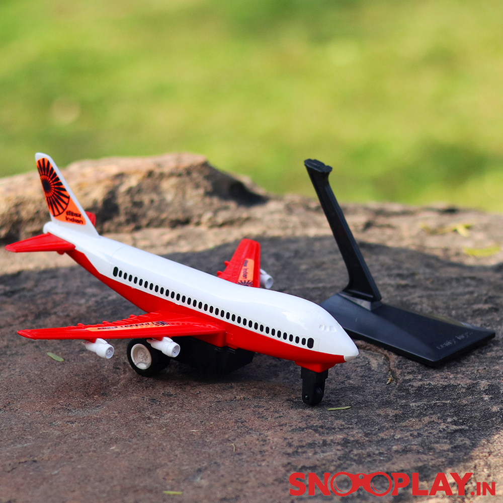 Centy Jet 747 Pullback Toy Plane Big with Detachable Stand (1-4 Years) | Assorted Colors