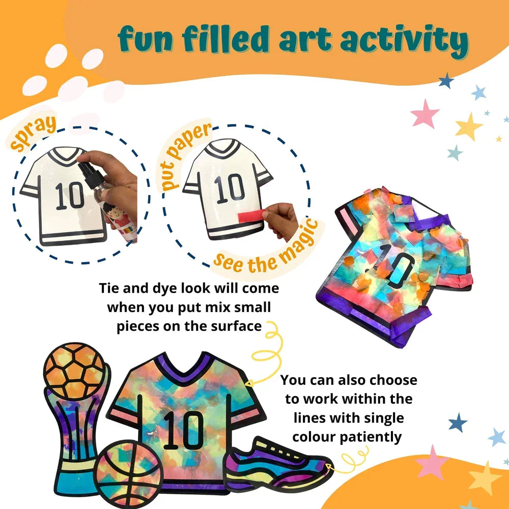 Craftopedia The Magical Color Transfer Paper Art and Craft Kit - Sports