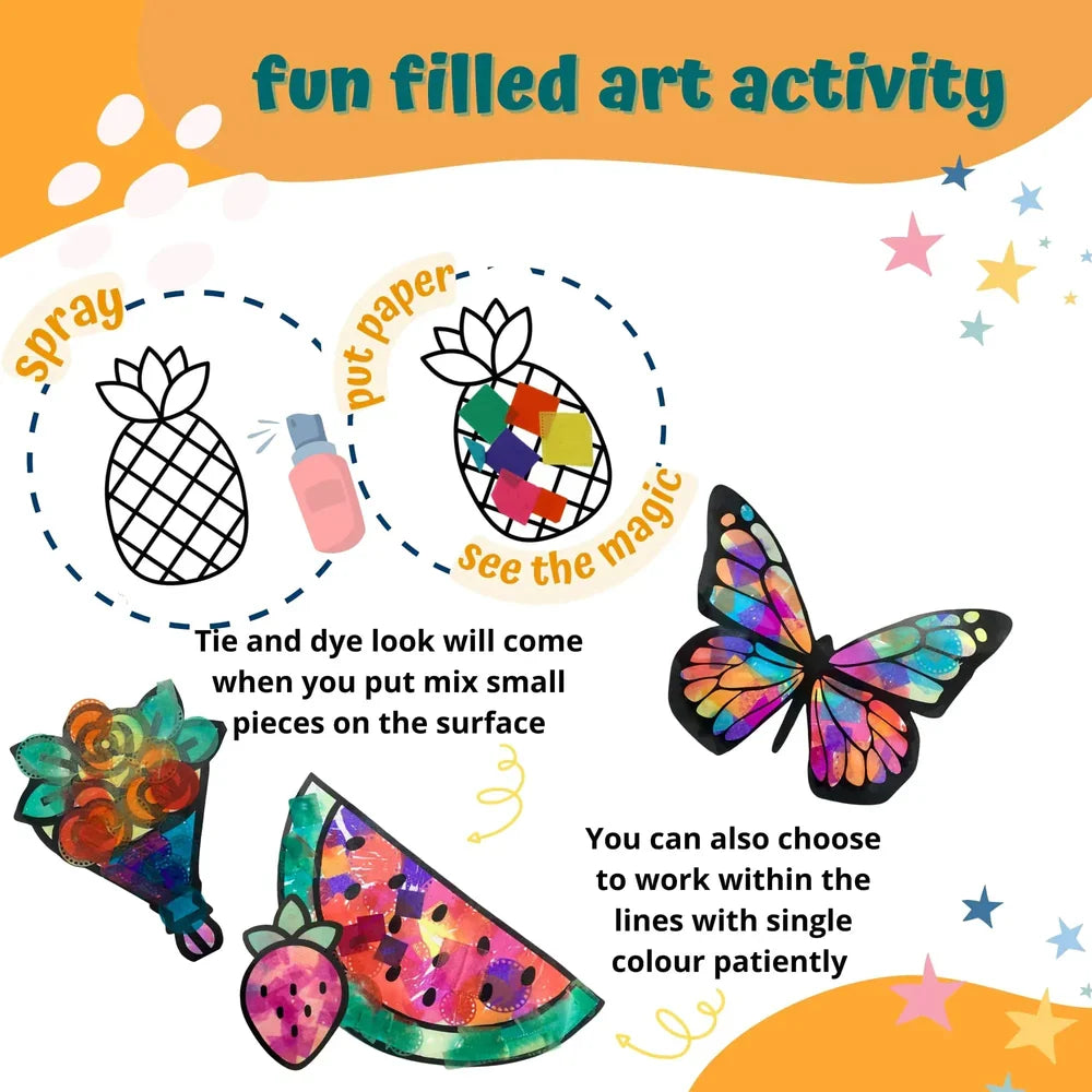 Craftopedia The Magical Color Transfer Paper Art and Craft Kit - Toddler DIY Activity Box
