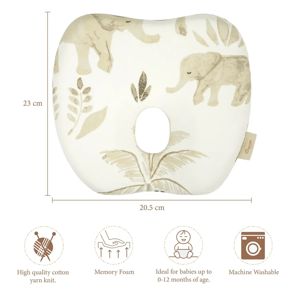 Abracadabra Crane Baby Memory Foam Pillow - Kendi Safari
