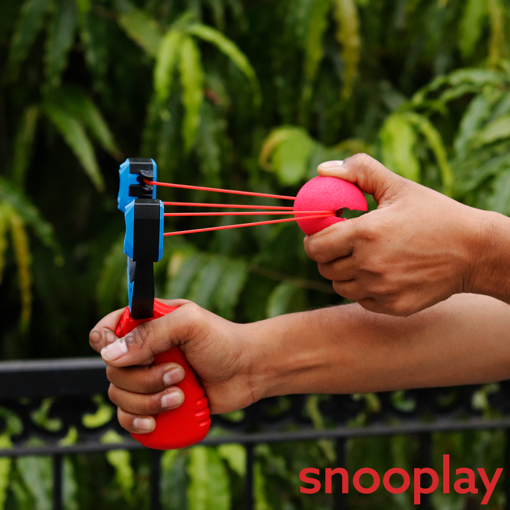 Knock Em Down - Foam Ball Slingshot Target Game Set (6-13 Years)