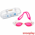 Konex Eco Swimming Goggles with Glass Box - UV Protected Lens | Anti-Fog & Anti-Leak | Size: Onesize | Pink