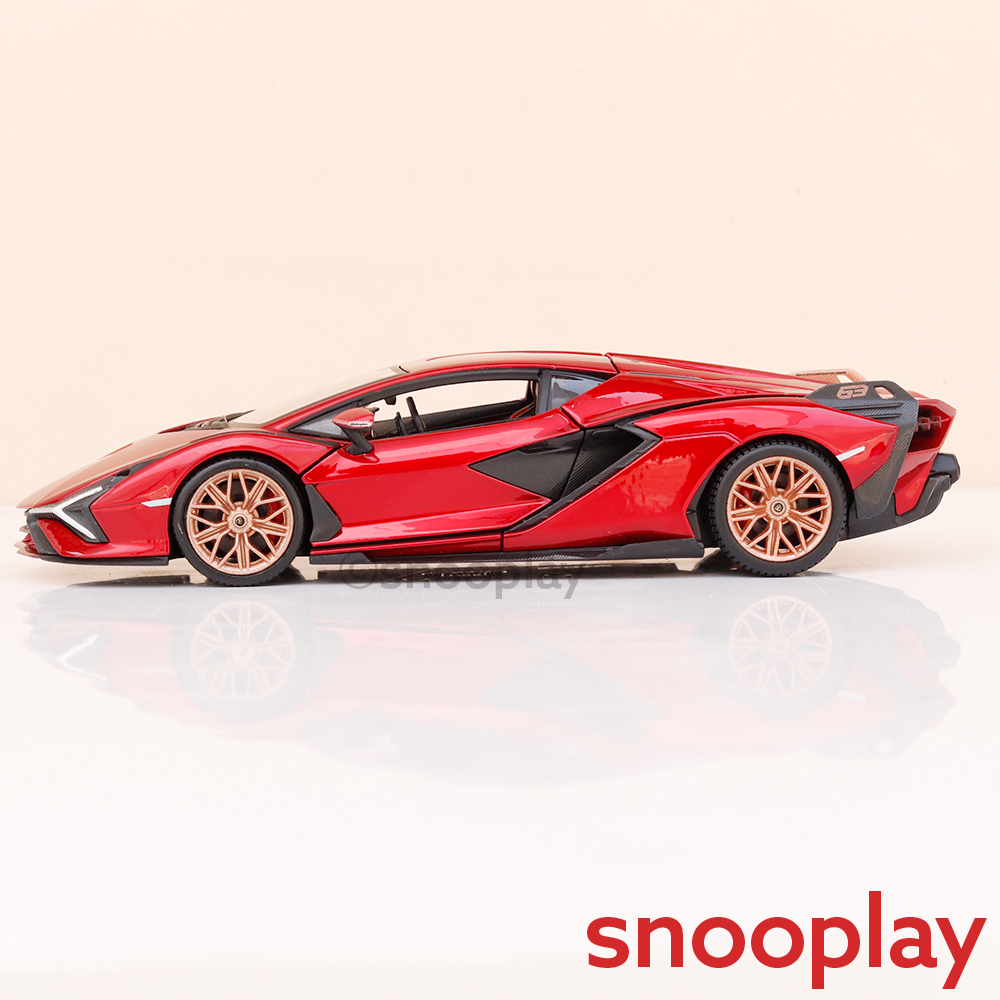 Bburago Original Lamborghini Sian FKP 37 Licensed Diecast Car | 1:24 Scale Model (14 Years Till Grown Ups)