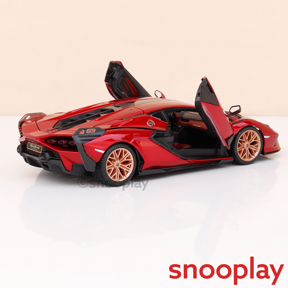 Bburago Original Lamborghini Sian FKP 37 Licensed Diecast Car | 1:24 Scale Model (14 Years Till Grown Ups)