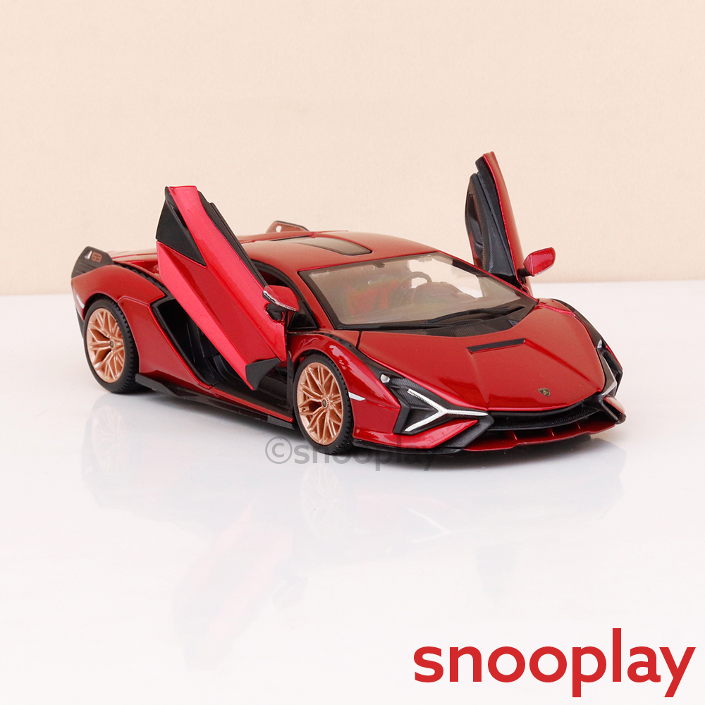 Bburago Original Lamborghini Sian FKP 37 Licensed Diecast Car | 1:24 Scale Model (14 Years Till Grown Ups)