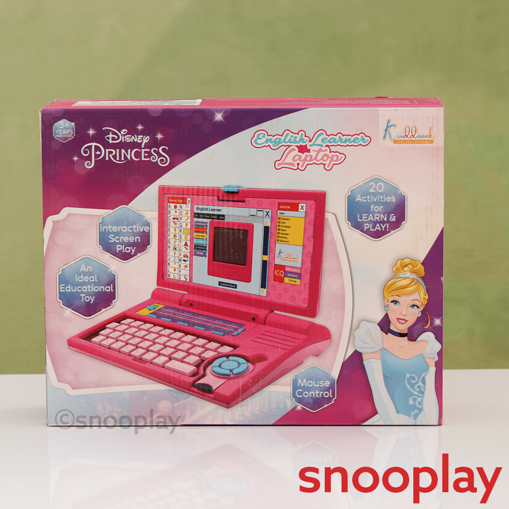 Educational Toy Laptop with Mouse | 20 Learning Activities | Licensed Disney Toy (3-6 Years)