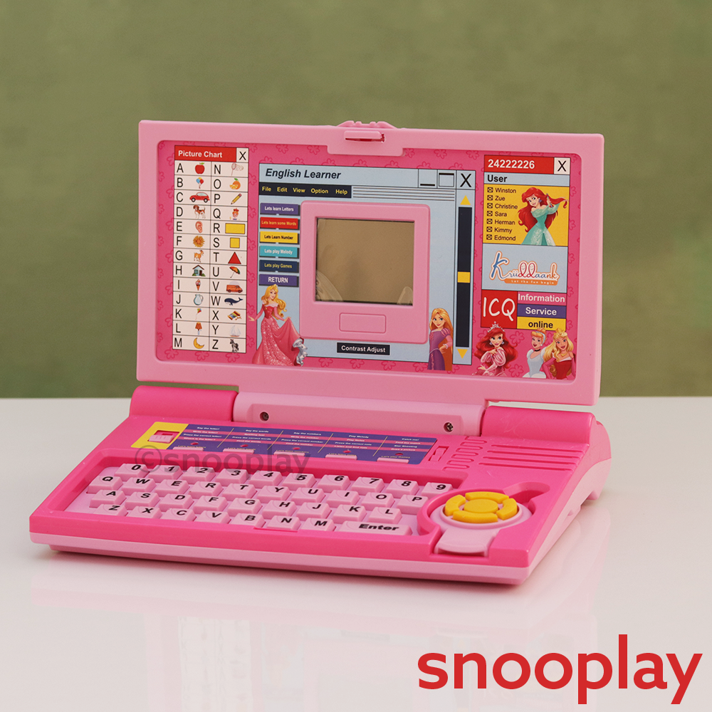 Educational Toy Laptop with Mouse | 20 Learning Activities | Licensed Disney Toy (3-6 Years)