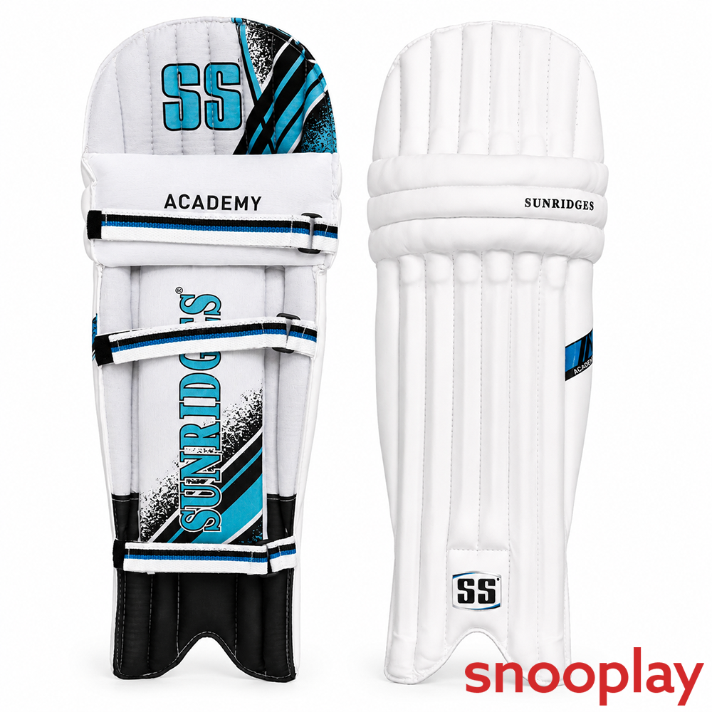 SS Academy Youth RH Batting Legguard - White | Cricket Batting Pads