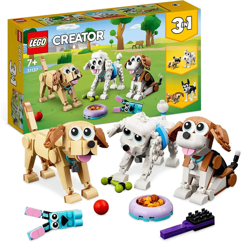 Lego Creator Adorable Dogs Building Blocks (31137) - 475 Pieces (7-12 Years)