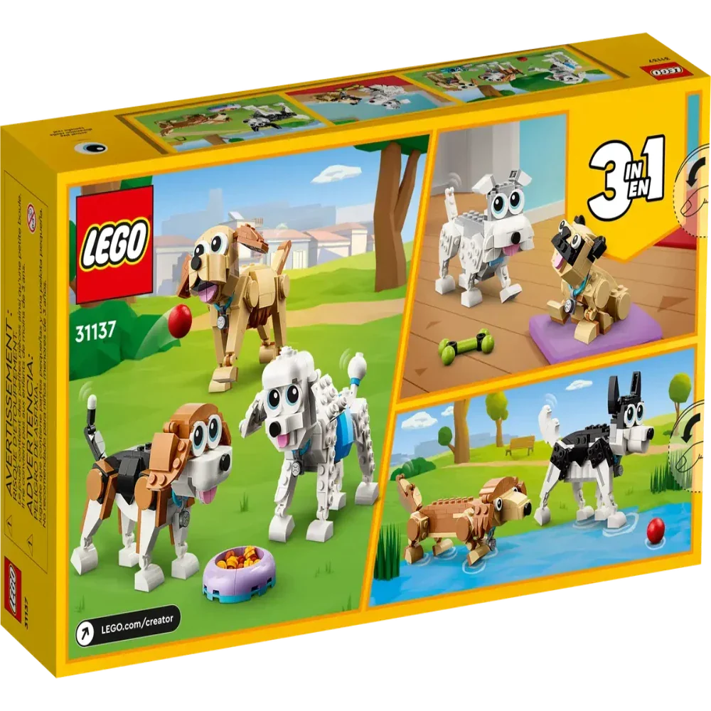 Lego Creator Adorable Dogs Building Blocks (31137) - 475 Pieces (7-12 Years)