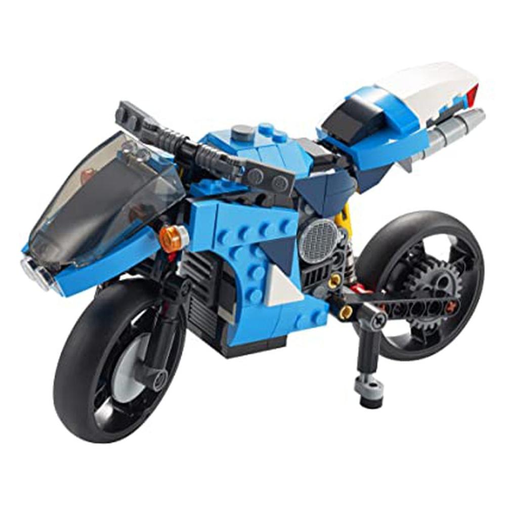 Lego Creator New 2021 3 In 1 Superbike Building Blocks | 31114 - 236 Pieces (8-14 Years)